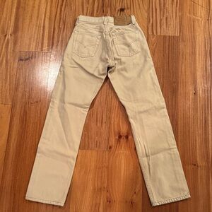 Vintage Levis Tan Jeans